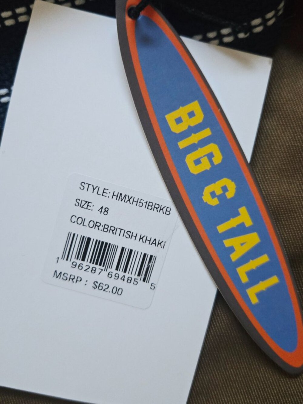 Big and Tall Huntington Beach Club Mens Cargo Shorts - Picture 5 of 6